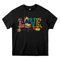 Black love came down luke 2 11 Heavy Core Tee - Zillion Design Studio