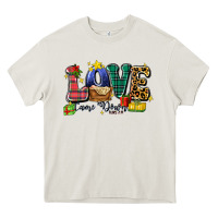 Cream love came down luke 2 11 Heavy Core Tee - Zillion Design Studio
