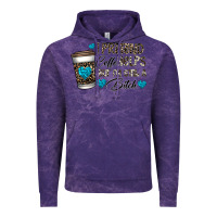 Cloud Purple coffee Vintage Hoodie - CowhideDigitalArt
