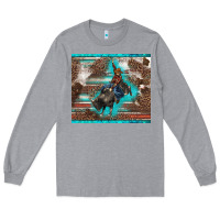 Heather Grey western rodeo bullfighter serape leopards turquoise's gliterrs Long Sleeve Tee - BarkalooDesign