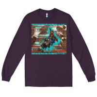 Plum western rodeo bullfighter serape leopards turquoise's gliterrs Long Sleeve Tee - BarkalooDesign