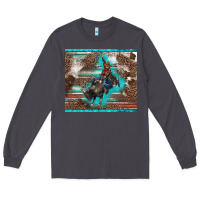 Smoke western rodeo bullfighter serape leopards turquoise's gliterrs Long Sleeve Tee - BarkalooDesign