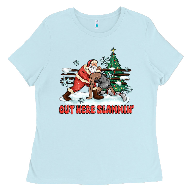 Out Here Slammin' Ladies Tee by MaliasSmallBusiness | Teevron