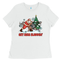 White out here slammin' Ladies Tee - MaliasSmallBusiness