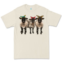 Bone 3 sheeps suffolk ewe with bandana Premium Tee - BarkalooDesign