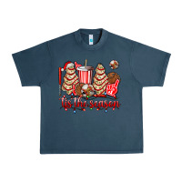 Midnight Navy tis the season christmas tree  cake baseball Urban Heavy Tee - AdoDesignShop