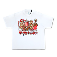 White tis the season christmas tree  cake baseball Urban Heavy Tee - AdoDesignShop