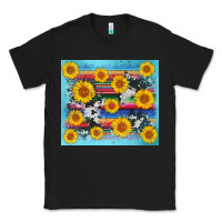 Black serape cowhide sunflower Classic Tee - AdoDesignShop