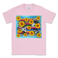 Bubblegum Pink serape cowhide sunflower Classic Tee - AdoDesignShop