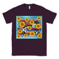 Plum serape cowhide sunflower Classic Tee - AdoDesignShop