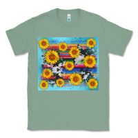 Sage serape cowhide sunflower Classic Tee - AdoDesignShop