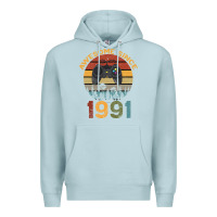 Blue Mist Awesome Since 1991 Premium Hoodie - Bettercallsaul