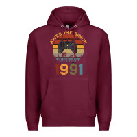 Burgundy Awesome Since 1991 Premium Hoodie - Bettercallsaul