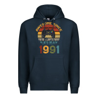 Navy Awesome Since 1991 Premium Hoodie - Bettercallsaul