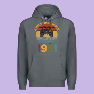 Awesome Since 1991 Premium Hoodie Designed By Bettercallsaul
