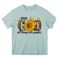 Arona with god all things are possible Heavy Core Tee - texasbilliewilder