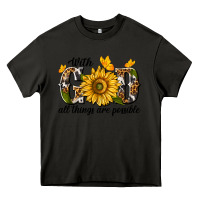 Asphalt with god all things are possible Heavy Core Tee - texasbilliewilder