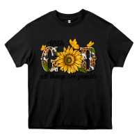 Black with god all things are possible Heavy Core Tee - texasbilliewilder