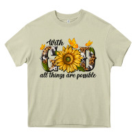 Mossy with god all things are possible Heavy Core Tee - texasbilliewilder