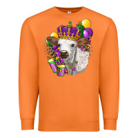 Carrot Mardi Gras Longhorn Calf Premium Sweatshirt - LillyAllenDesigns