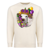 Sandshell Mardi Gras Longhorn Calf Premium Sweatshirt - LillyAllenDesigns
