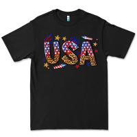 Black usa 4th of july bw Premium Tee - texasbilliewilder