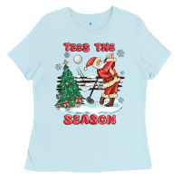 Baby Blue the season golf Ladies Tee - MaliasSmallBusiness