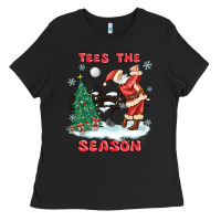 Black the season golf Ladies Tee - MaliasSmallBusiness