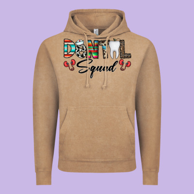 Dental Squad Vintage Hoodie Designed By Cowhidedigitalart
