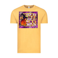 Vintage Mustard in a world full of princesses be a witch tumbler Vintage Tee - BundleAndBundleShop