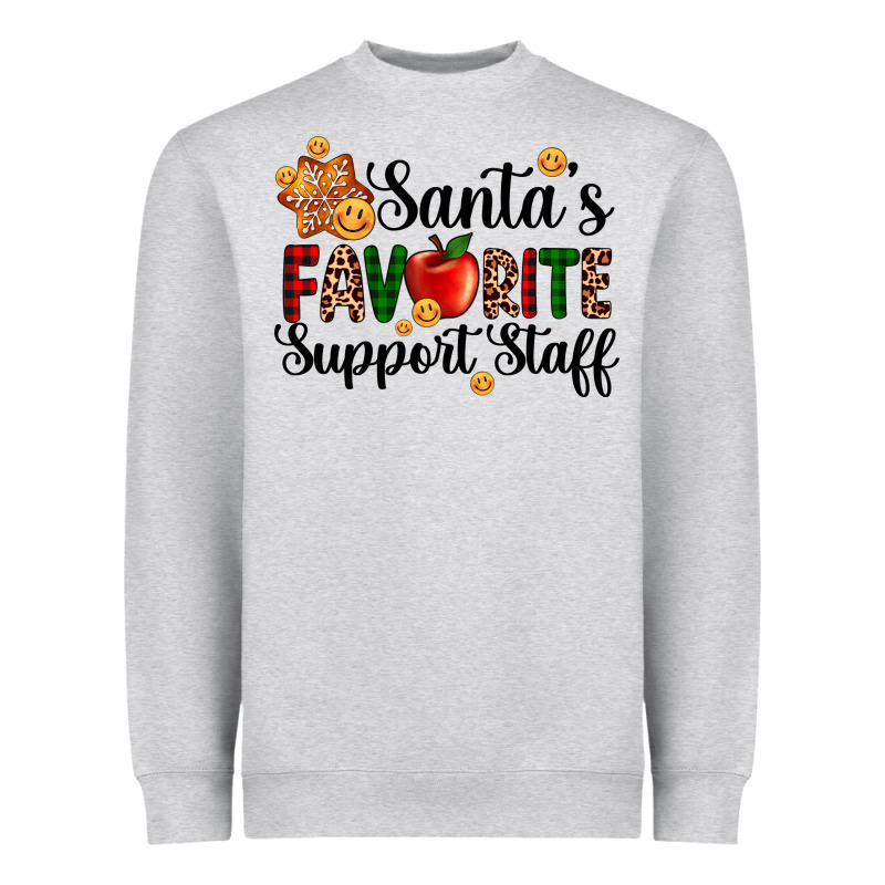 Santa's Favorite  Sport Staff Heavyweight Sweatshirt by AdoDesignShop | Teevron