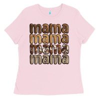 Bubblegum Pink faux sequins mama Ladies Tee - JahusDesignShop