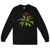 Black Bromeliads Long Sleeve Tee - LillyAllenDesigns