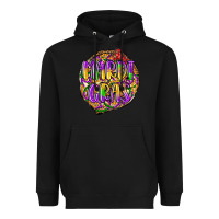 Black mardi gras Heavyweight Hoodie - LillyAllenDesigns