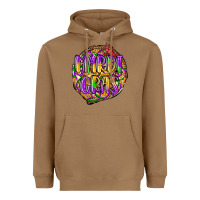 Toasted Coconut mardi gras Heavyweight Hoodie - LillyAllenDesigns
