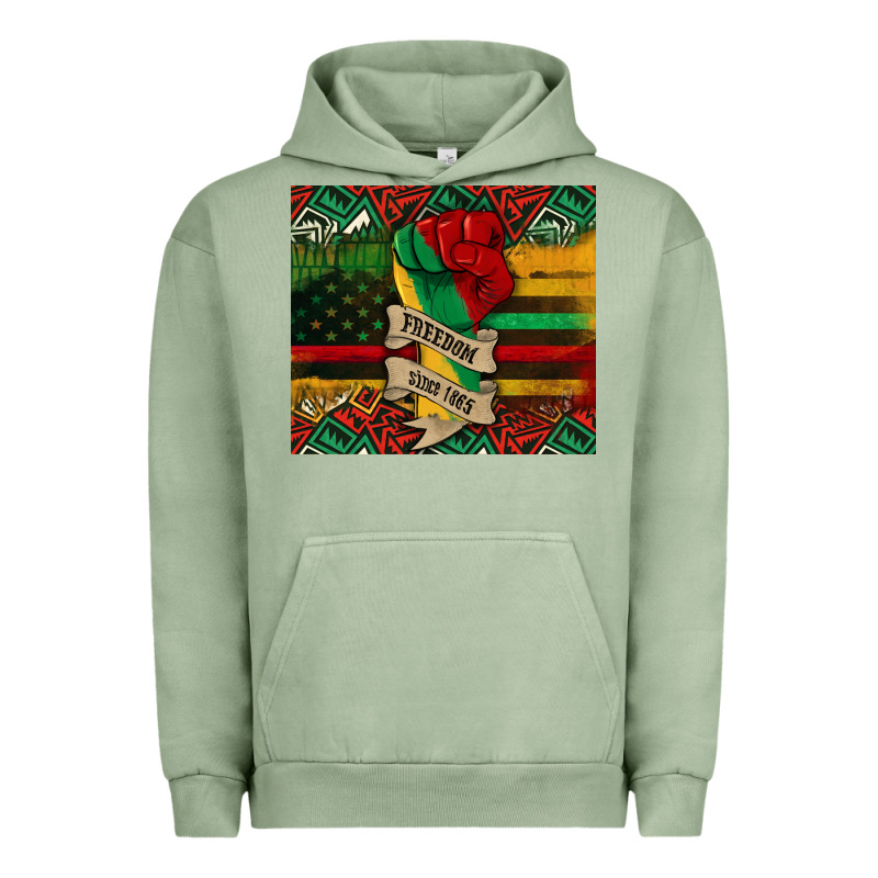 Juneteenth Freedom Since 1865 Urban Hoodie by CowGirlArtShop | Teevron