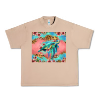 Burro floral turtle Urban Heavy Tee - Jasminsmagicworld