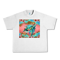 Lunar Rock floral turtle Urban Heavy Tee - Jasminsmagicworld