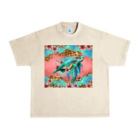 Sandshell floral turtle Urban Heavy Tee - Jasminsmagicworld