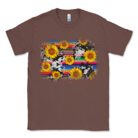 Chestnut serape cowhide sunflower background Classic Tee - AdoDesignShop