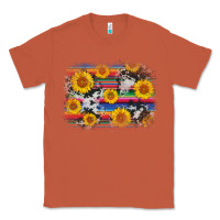 Copper serape cowhide sunflower background Classic Tee - AdoDesignShop