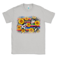 Moon Dust serape cowhide sunflower background Classic Tee - AdoDesignShop
