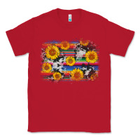 Red serape cowhide sunflower background Classic Tee - AdoDesignShop