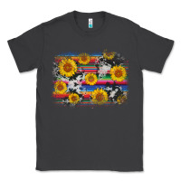 Smoke serape cowhide sunflower background Classic Tee - AdoDesignShop