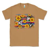 Toasted Coconut serape cowhide sunflower background Classic Tee - AdoDesignShop