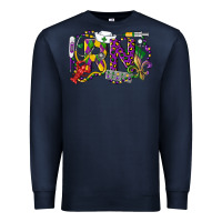 Navy RN Registered Nurse Mardi Gras Premium Sweatshirt - LillyAllenDesigns