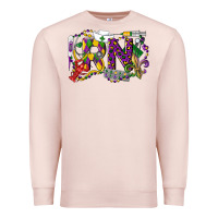 Pale Pink RN Registered Nurse Mardi Gras Premium Sweatshirt - LillyAllenDesigns