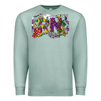 Seafoam RN Registered Nurse Mardi Gras Premium Sweatshirt - LillyAllenDesigns