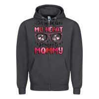 Smoke sorry ladies my heart belongs to mommy Zipper Hoodie - MaliasSmallBusiness
