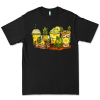 Black pineapple farm fresh coffee cups Premium Tee - Zillion Design Studio